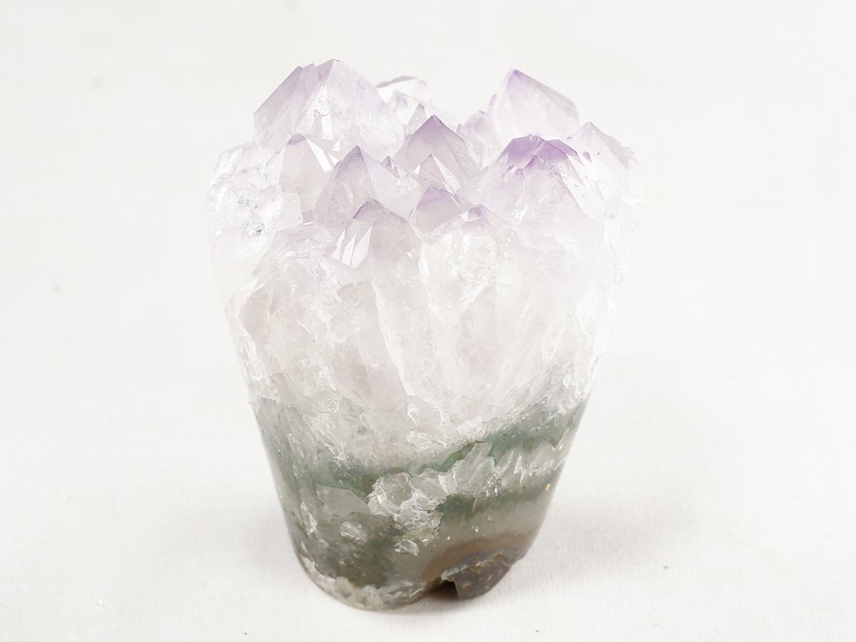アメジスト クラスター ウルグアイ産 フラワーアメジスト 花型 原石 置物 amethyst 一点物 282-826