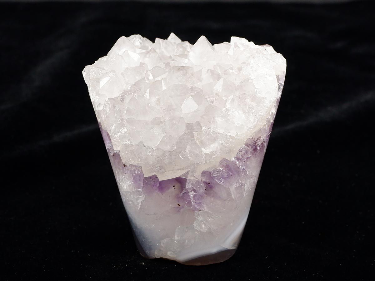 アメジスト クラスター ウルグアイ産 フラワーアメジスト 花型 原石 置物 amethyst 一点物 282-831