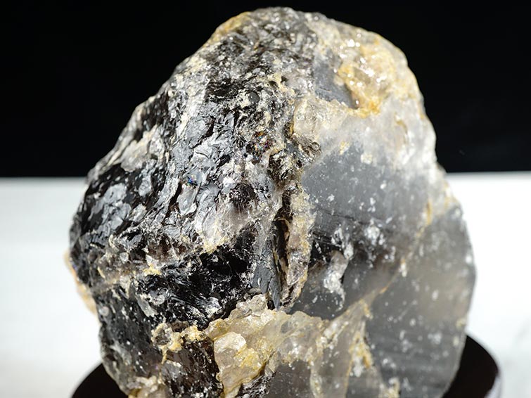 2.8Kg スモーキークォーツ 煙水晶 原石 虹入り 一点物 291-104