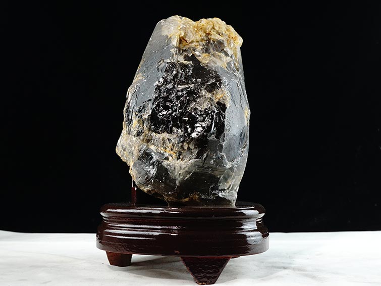 7.3Kg スモーキークォーツ 煙水晶 原石 虹入り 一点物 291-62