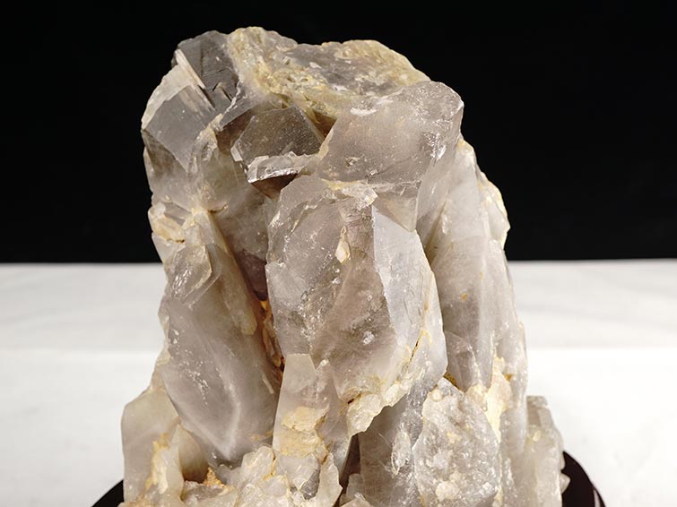 3.2Kg スモーキークォーツ 煙水晶 クラスター 虹入り 一点物 291-81