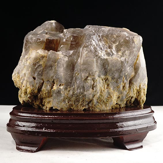 7.2Kg スモーキークォーツ 煙水晶 クラスター 虹入り 一点物 291-84