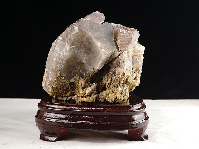 7.2Kg スモーキークォーツ 煙水晶 クラスター 虹入り 一点物 291-84