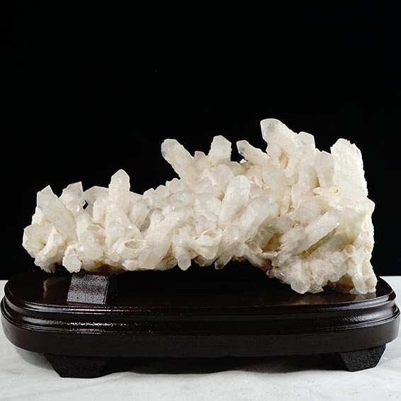 3.4Kg 水晶 クラスター クリスタルクォーツ 原石 ファントム入り 一点物 292-19