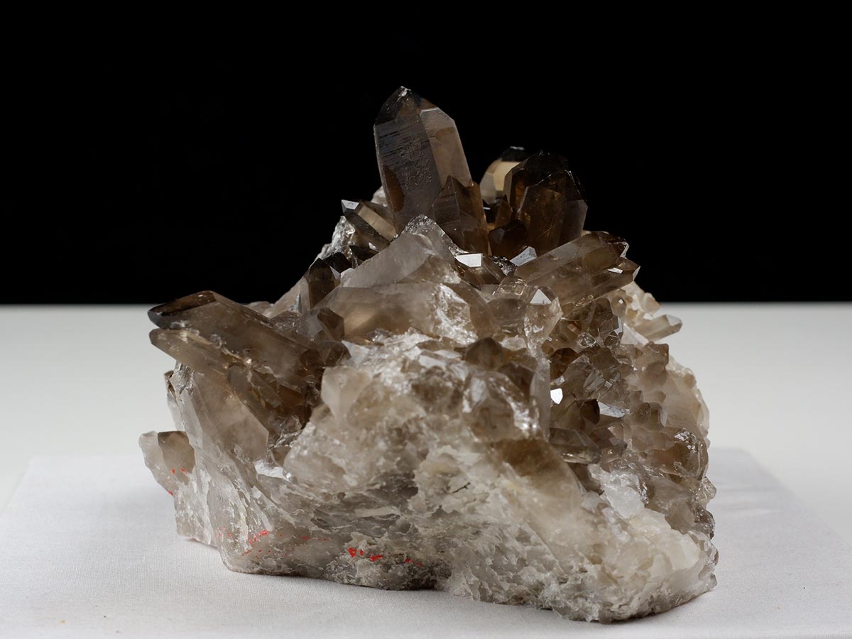 2Kg スモーキークォーツ クラスター ブラジル産 煙水晶 原石 一点物 292-53