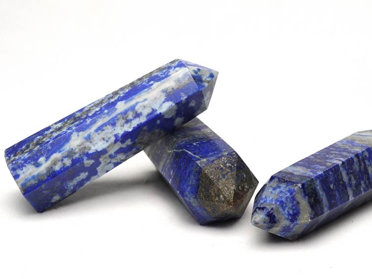 ラピスラズリ ポイント ラピスラズリ 六角柱 50g~69g 1個 lapis lazuli 瑠璃 ラピス パワーストーン 原石 天然石 ランダム発送 742-16
