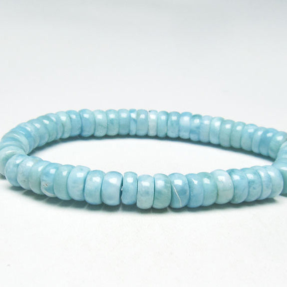 天然石ラリマー AAA 11.8mm玉のブレスレット-L2 天然石ラリマー AAA 11.8mm玉のブレスレット-L2