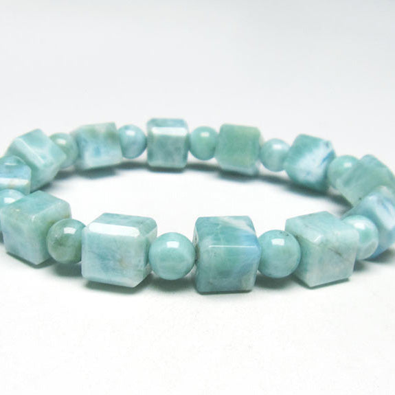 ラリマー ブレスレット 7mm 一点物 111-34363 – 天然石