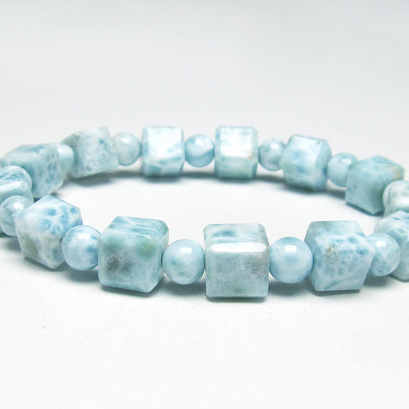 ラリマー ブレスレット 7mm 一点物 111-34423 – 天然石