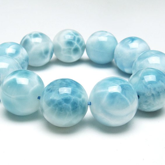 ラリマー ブレスレット 22mm 一点物 111-38057 – 天然石