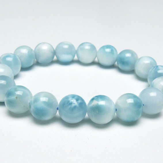 ラリマー ブレスレット 12mm 一点物 111-38086