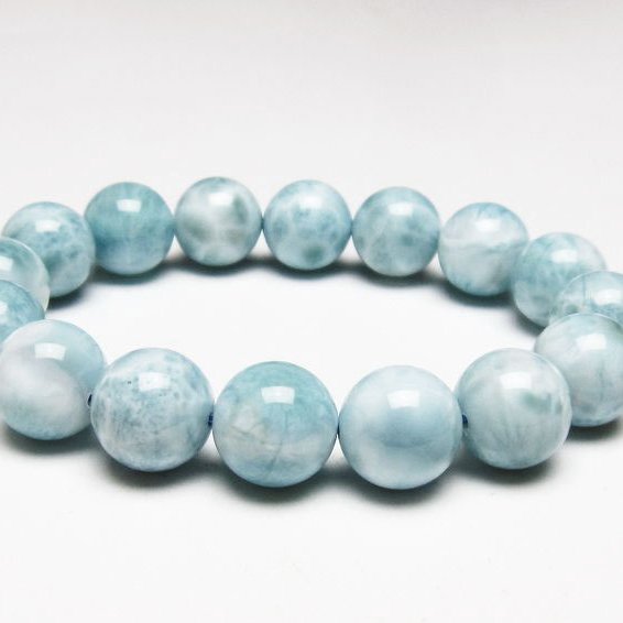 ラリマー ブレスレット 13mm 一点物 111-38173 [sold out] – 天然石