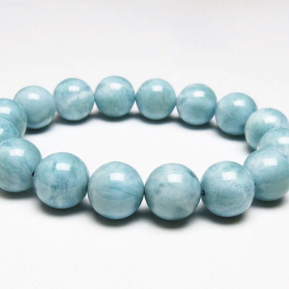 ラリマー ブレスレット 13mm 一点物 111-38175
