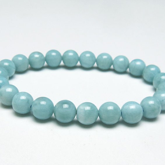 ラリマー ブレスレット 8mm 一点物 111-38257