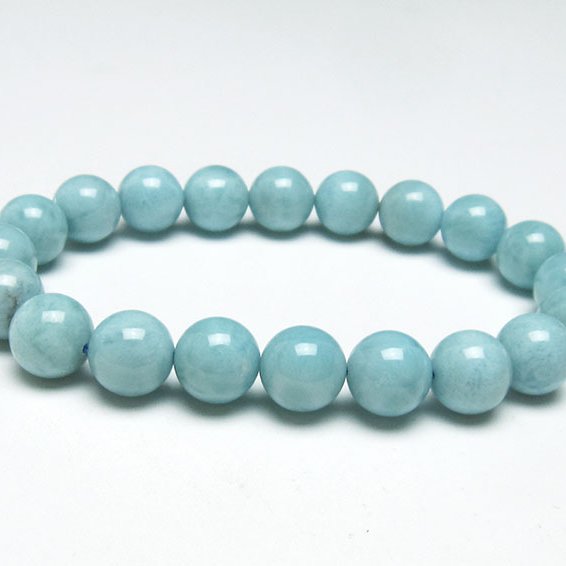 ラリマー ブレスレット 10mm 一点物 111-38272