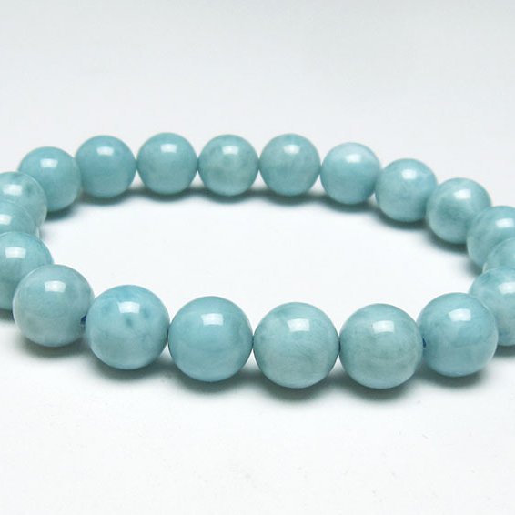 ラリマー ブレスレット 10mm 一点物 111-38273