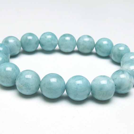ラリマー ブレスレット 12mm 一点物 111-38279
