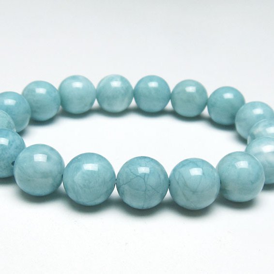 ラリマー ブレスレット 12mm 一点物 111-38280