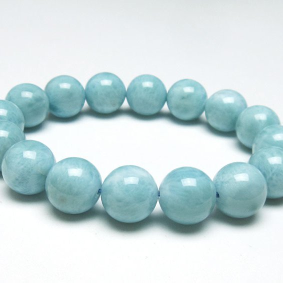 ラリマー ブレスレット 13mm 一点物 111-38284