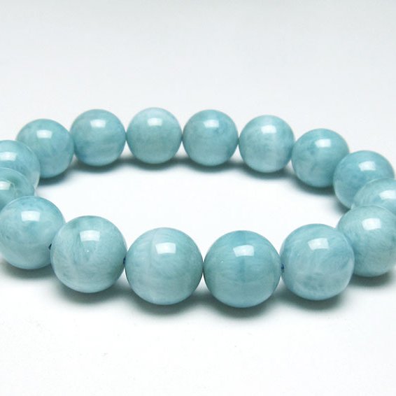 ラリマー ブレスレット 13mm 一点物 111-38285