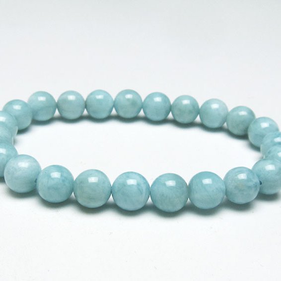 ラリマー ブレスレット 8mm 一点物 111-38306