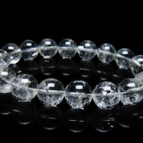 エンジェルラダー ブレスレット 11mm 17cm エンジェルラダークォーツ ブレスレット 11mm 一点物 メール便可 [M便