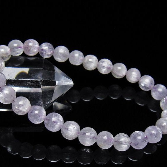 バレンタインフェア】 クンツァイト ブレスレット 7mm 一点物 メール便