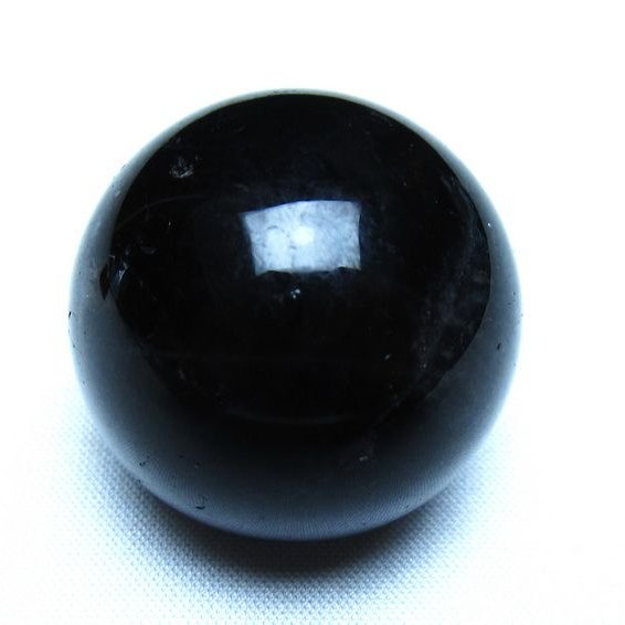 モリオン 黒水晶 丸玉 34mm スフィア 置物 原石 141-7360 【sold out