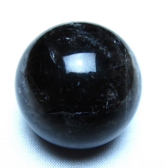モリオン 黒水晶 丸玉 34mm スフィア 置物 原石 141-7369 【sold out