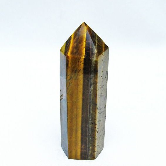 イエロータイガーアイ 六角柱 ポイント 一点物 142-9827 – 天然石
