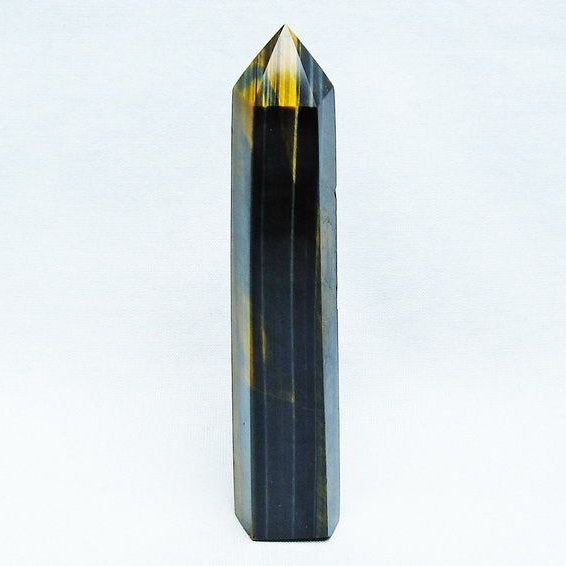 ブルータイガーアイ 六角柱 ポイント 一点物 142-9874