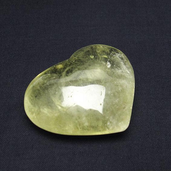 シトリンクォーツ ハート置物 一点物 145-1138 [sold out] – 天然石