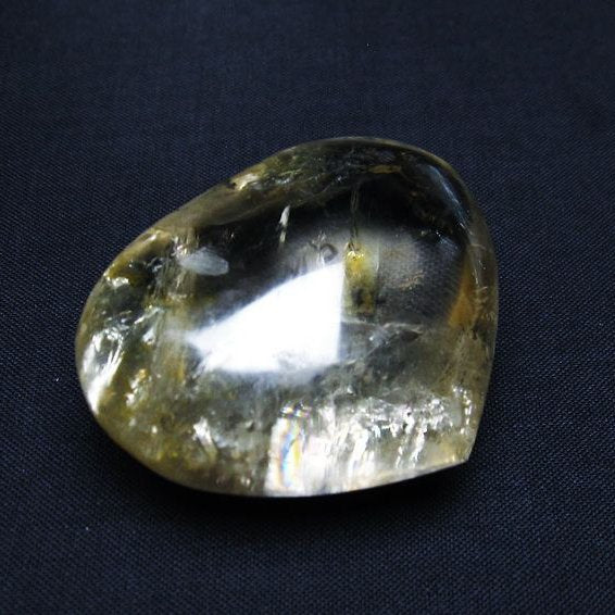 水晶 ハート 置物 一点物 145-1308