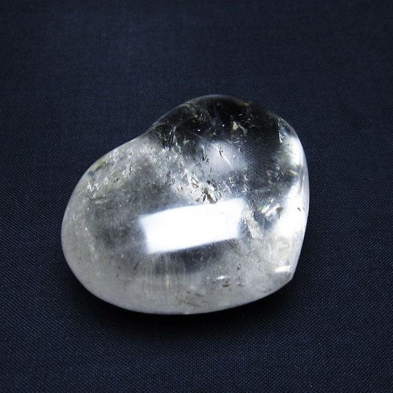 水晶 ハート 置物 一点物 145-1314