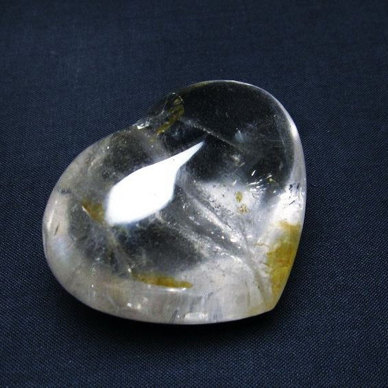 水晶 ハート 置物 一点物 145-1318