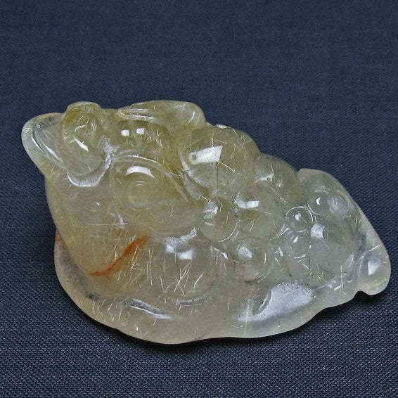 ⭐︎【天然】タイチンクオーツ 置物 66mm ⭐︎【天然】タイチンルチルクオーツ 置物 66mm ⭐︎【天然】タイチン