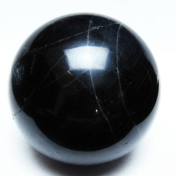 1.8Kg モリオン 丸玉 108mm 黒水晶 一点物 151-6980
