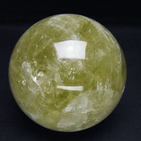シトリンクォーツ 丸玉 87mm スフィア 置物 一点物 151-7537 – 天然石