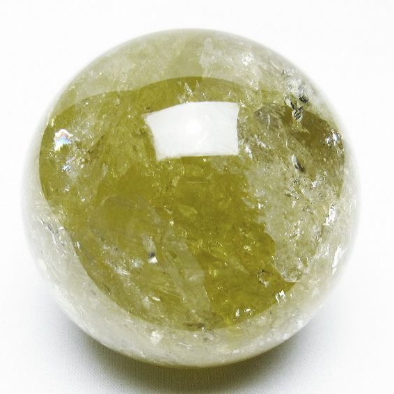 シトリン 丸玉 虹入り 69mm シトリンクォーツ スフィア 一点物 151