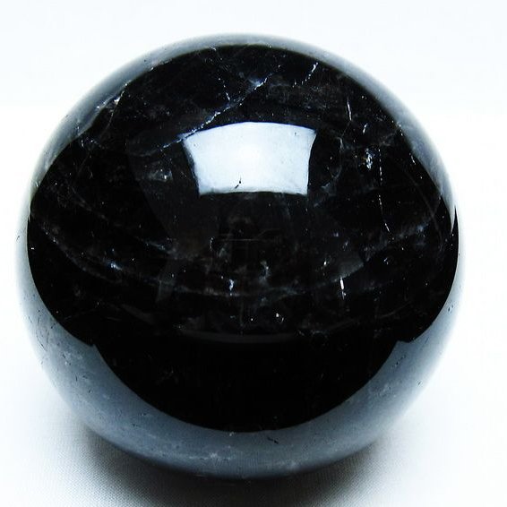 モリオン 丸玉 87mm 黒水晶 丸玉 モリオン スフィア 一点物 151-8519