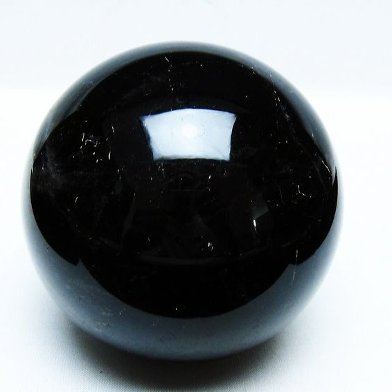 モリオン 丸玉 88mm 黒水晶 丸玉 モリオン スフィア 一点物 151-8528