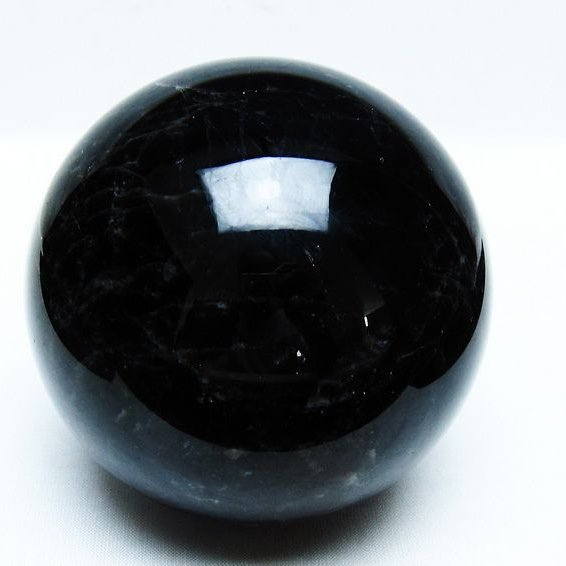 1Kg モリオン 丸玉 89mm 黒水晶 丸玉 モリオン スフィア 一点物 151-8530