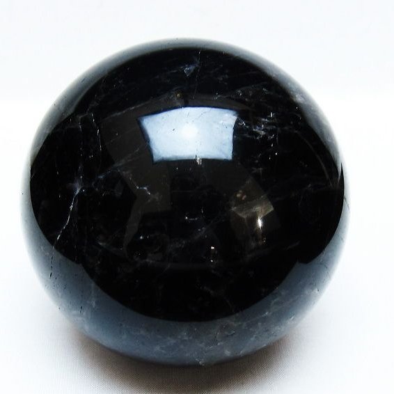 1.3Kg モリオン 丸玉 95mm 黒水晶 丸玉 モリオン スフィア 一点物 151-8546