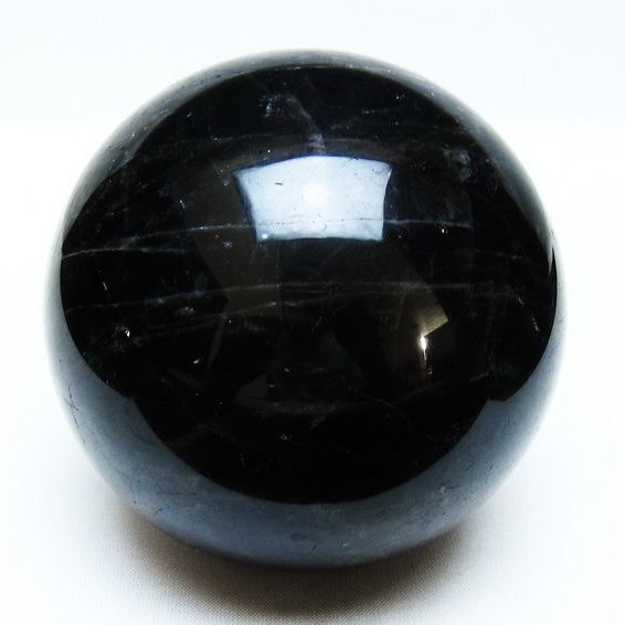 1Kg モリオン 丸玉 89mm 黒水晶 丸玉 モリオン スフィア 一点物 151-8561