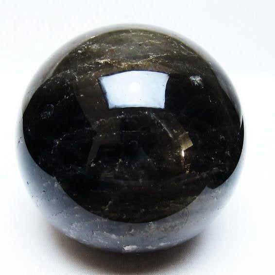 1.4Kg モリオン 丸玉 100mm 黒水晶 丸玉 モリオン スフィア 一点物 151-8574