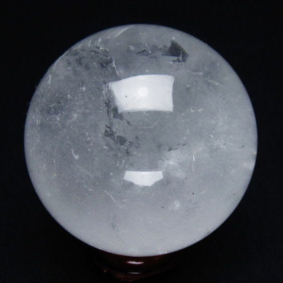 水晶 丸玉 55mm スフィア 置物 水晶玉 一点物 151-8885 – 天然石 