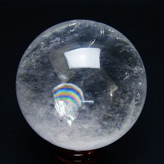 水晶 丸玉 55mm スフィア 置物 水晶玉 一点物 151-8955 – 天然石 