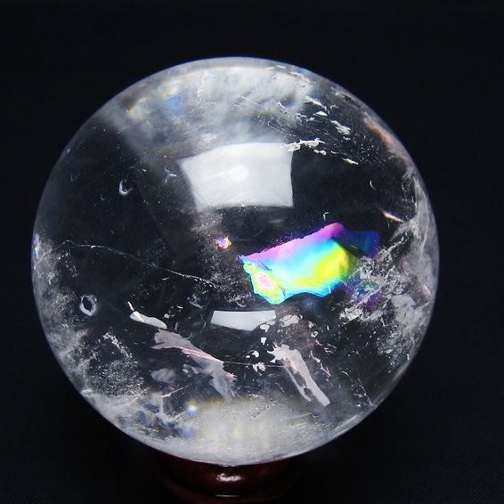 天然石 水晶玉 スフィア 天然石 水晶 球 水晶 丸玉 57mm スフィア 置物 水晶玉 一点物 151-9042