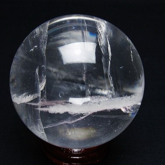 水晶 丸玉 60mm スフィア 置物 水晶玉 一点物 151-9054 – 天然石