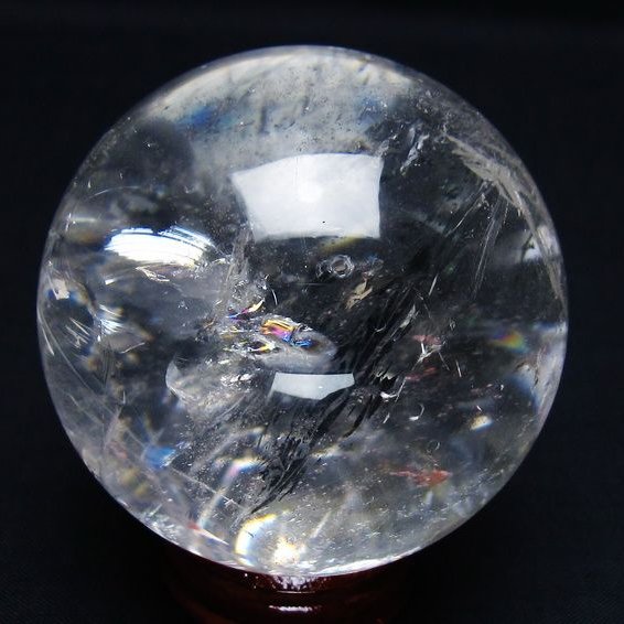 水晶 大玉 スフィア 水晶 丸玉 61mm スフィア 置物 水晶玉 一点物 151-9057 – 天然石